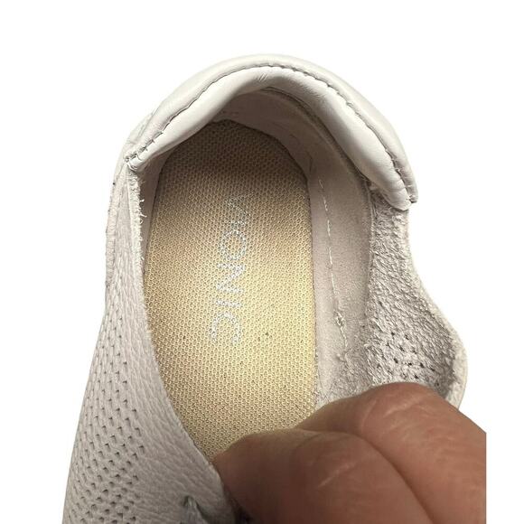 Vionic Casual Joey Sneaker Light Grey Leather 5 - Picture 8 of 11